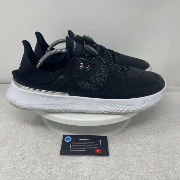 Under Armour SlipSpeed Training Men’s 11.5 Black White Athletic Sneakers Running - Picture 1 of 6